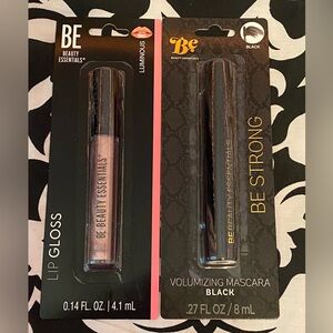 NIB lipgloss & mascara